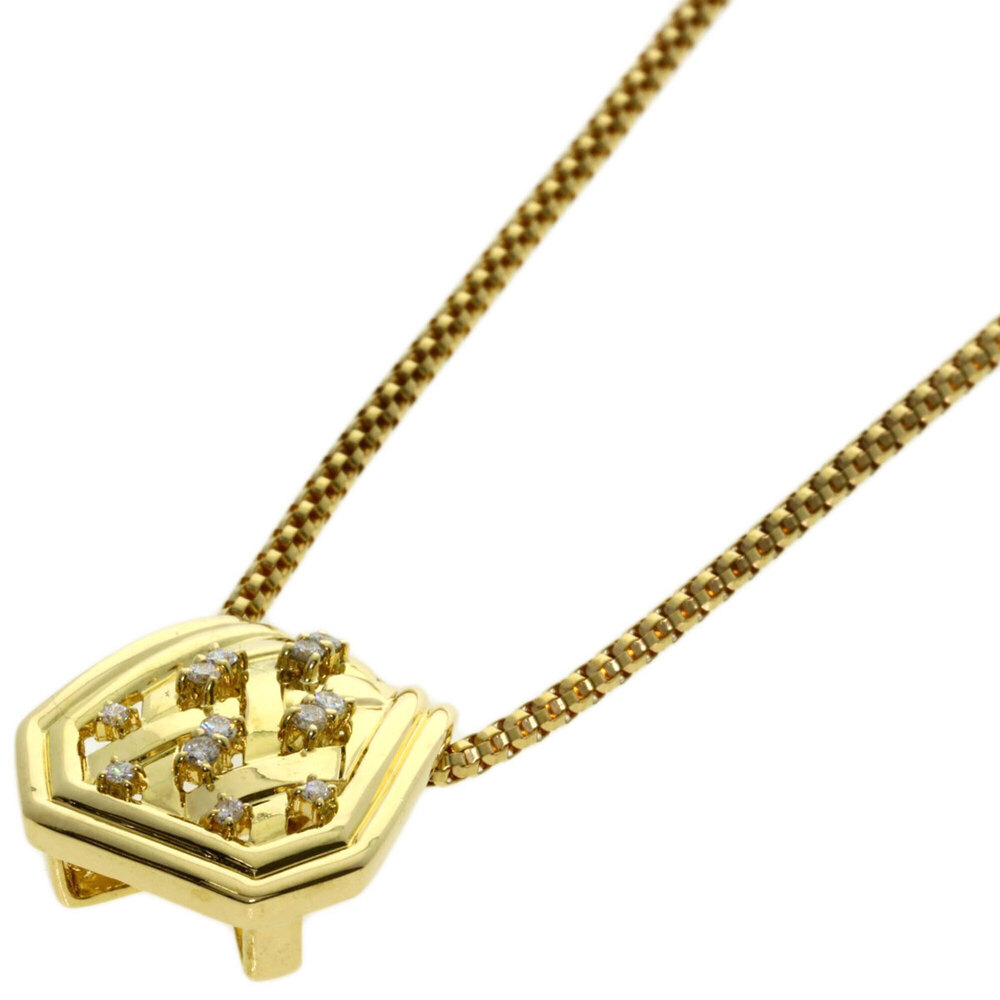 CELINE 18k Gold Diamond Necklace